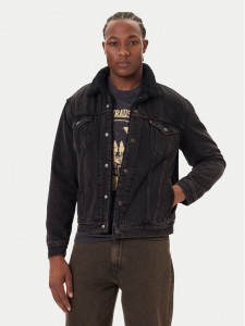 Levi's® Kurtka jeansowa Type III Sherpa 16365-0291 Czarny Regular Fit