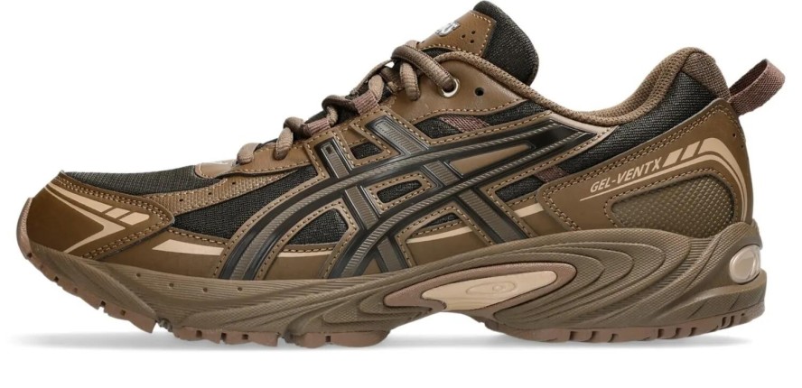 Uniseksowe buty do biegania ASICS GEL-VENTX Black Coffee / Brown Storm