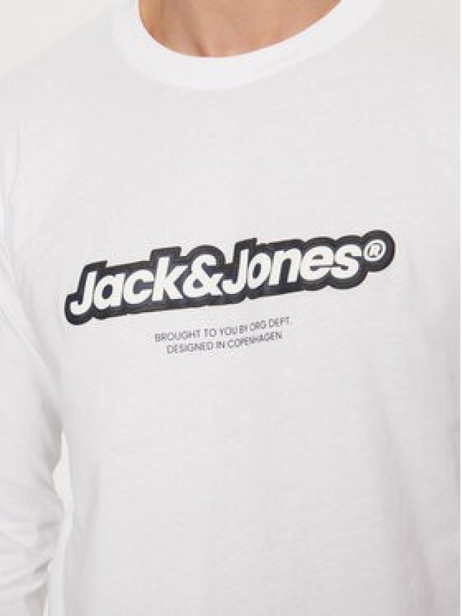 Jack & Jones Longsleeve Vesterbro 12266419 Biały Relaxed Fit