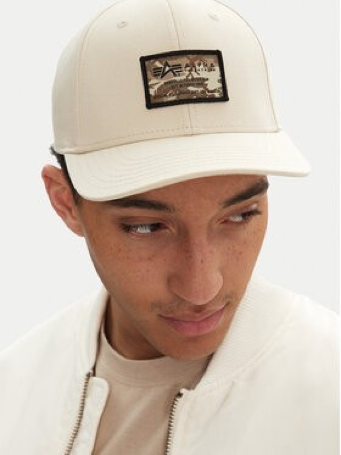 Alpha Industries Czapka z daszkiem Crew Camo 156903 Écru