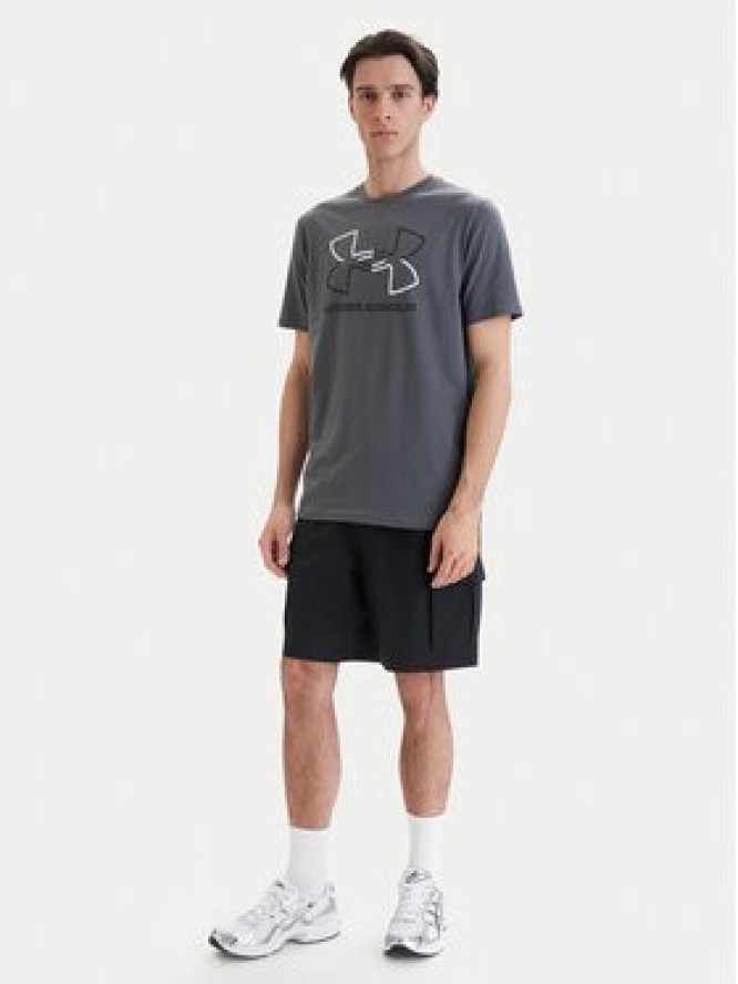 Under Armour T-Shirt Ua Gl Foundation Update Ss 1382915 Szary Loose Fit