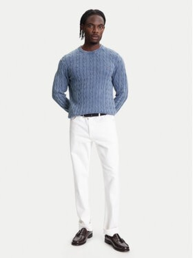 Tommy Hilfiger Sweter Classic MW0MW39524 Błękitny Regular Fit