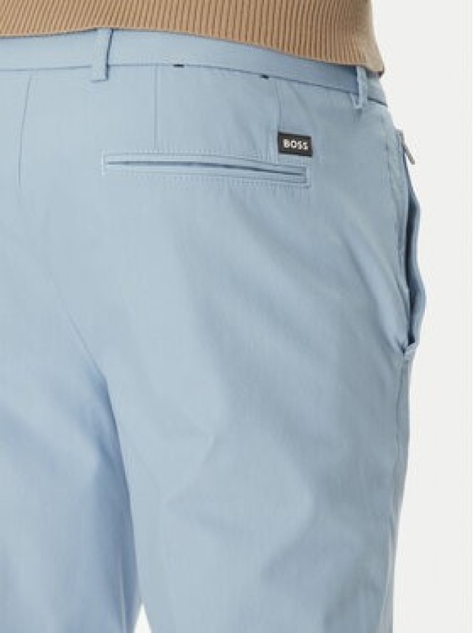 BOSS Spodnie materiałowe Kaito1_T 50487754 Błękitny Slim Fit