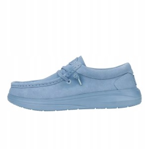 HeyDude Męskie Buty Mokasyny Wsuwane Zamszowe Wally Comf Suede 45