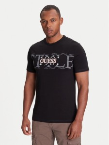 Guess T-Shirt M5YI14 I3Z14 Czarny Regular Fit