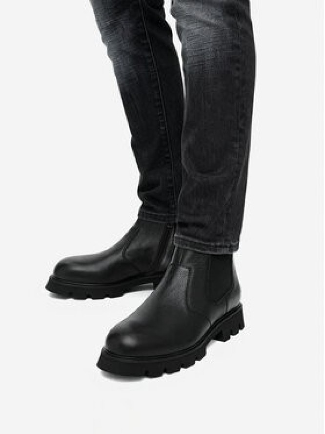 G-Star Raw Botki EO-ROWHIDE-02 MI08 Czarny