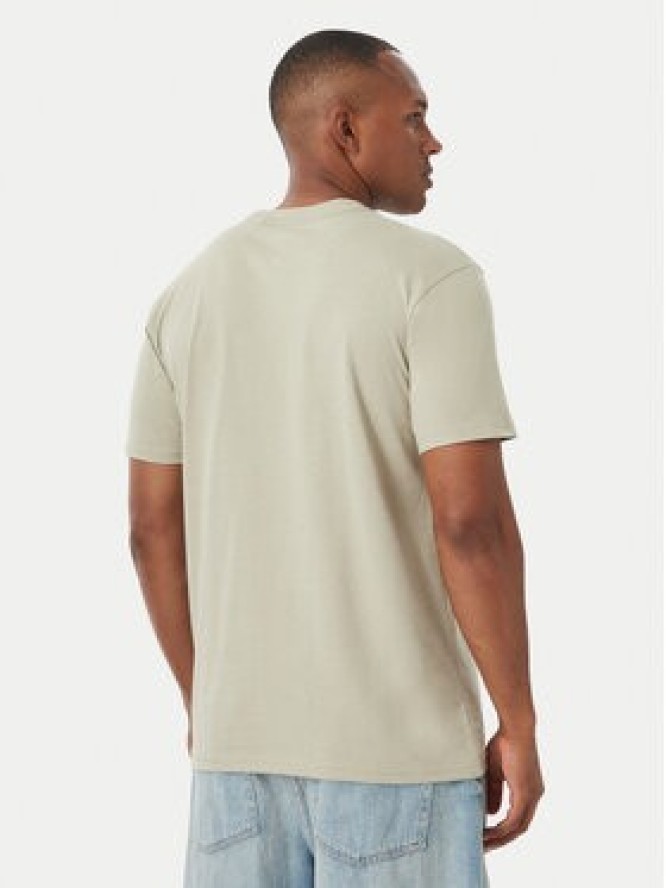 Quiksilver T-Shirt Feel The Outside EQYZT08004 Beżowy Regular Fit