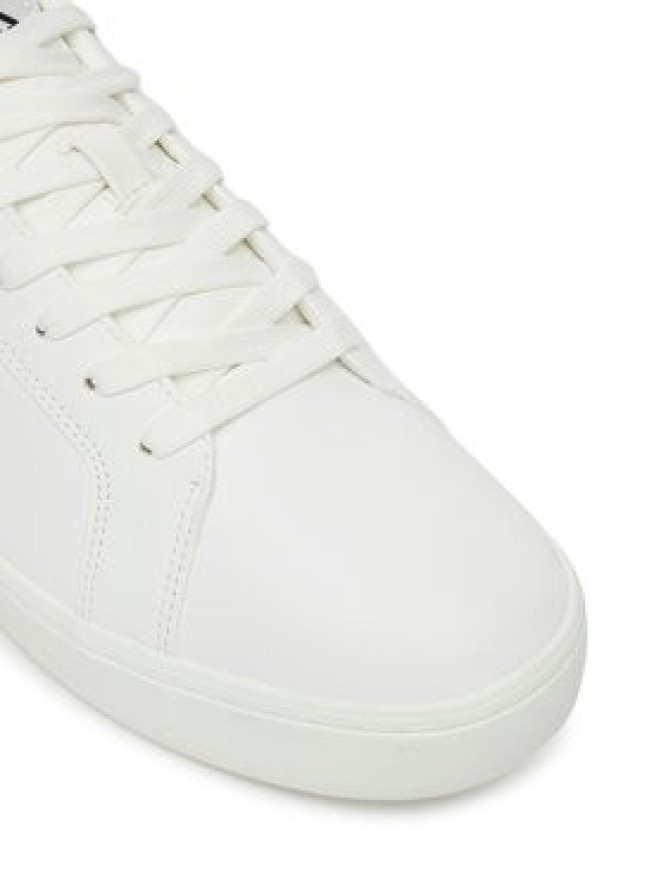 Calvin Klein Jeans Sneakersy Classic Cupsole Mono Lth YM0YM01369 Biały