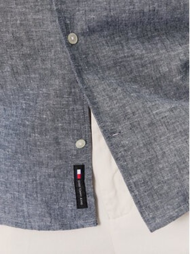 Tommy Jeans Koszula Camp DM0DM18963 Granatowy Regular Fit