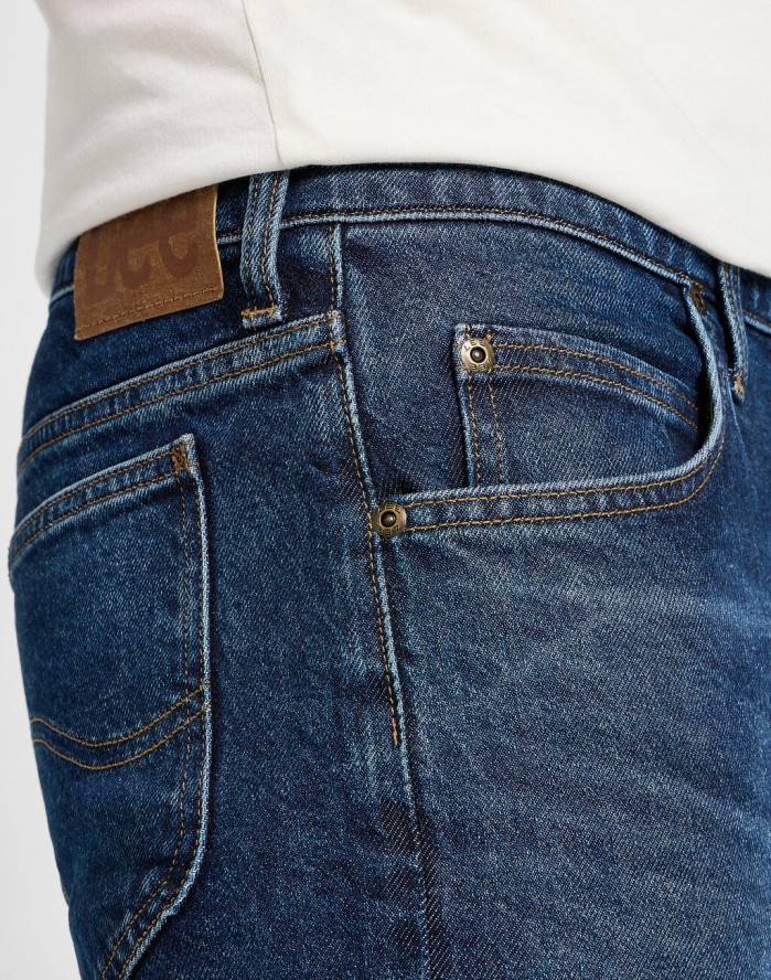 LEE MĘSKIE SPODNIE JEANSOWE RIDER MIDNIGHT BLUE 112355792 L701008593