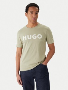 HUGO T-Shirt Dulivio 50467556 Zielony Regular Fit