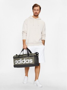 adidas Torba sportowa Essentials Linear Duffel Bag Medium HR5350 Zielony