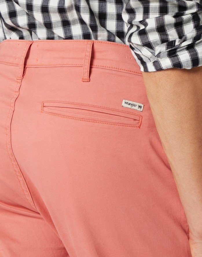 SPODNIE MĘSKIE WRANGLER CHINO CORAL W16LWAR03 112127328