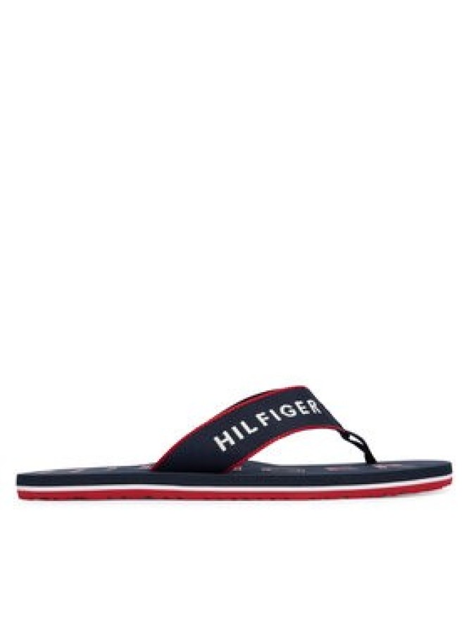 Tommy Hilfiger Japonki Sporty Hilfiger Beach Sandal FM0FM05913 Granatowy