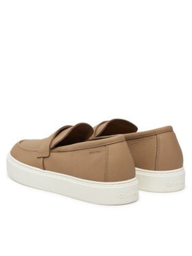 Calvin Klein Mokasyny Moccasin Lth Unlined HM0HM01813 Brązowy