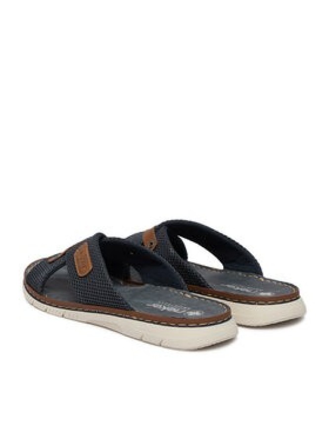 Rieker Klapki CEO-21340-14 Granatowy