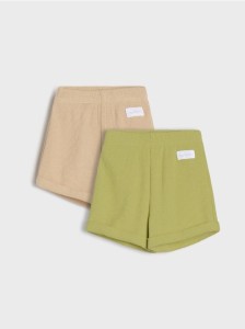 Szorty 2 pack - beżowy