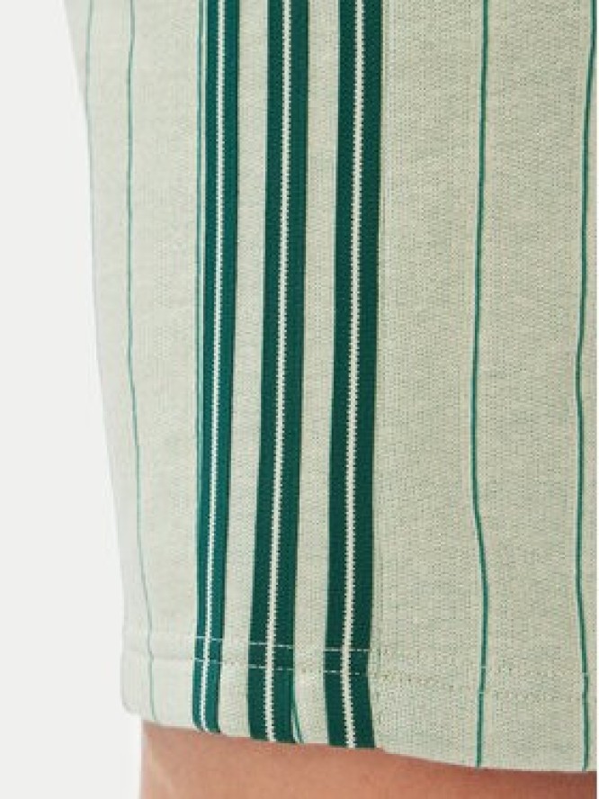 adidas Szorty sportowe Pinstripes KT4328 Kremowy Regular Fit