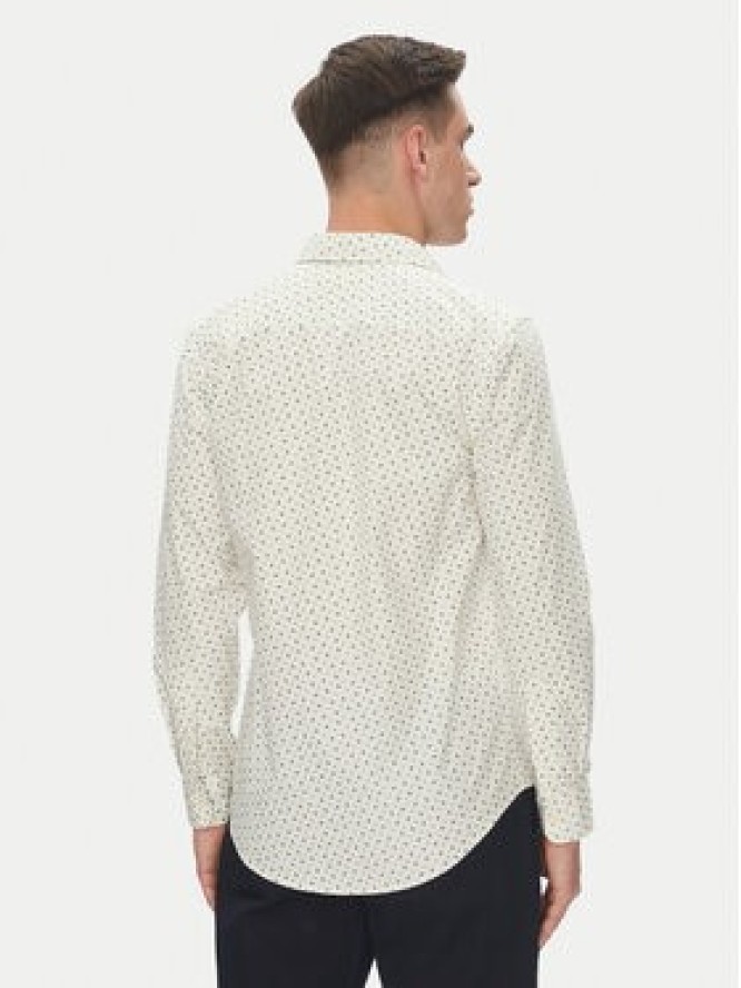 Tommy Hilfiger Koszula MW0MW38559 Beżowy Slim Fit