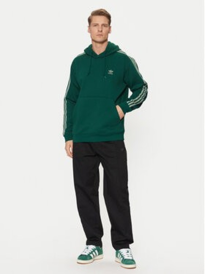 adidas Bluza adicolor Classics 3-Stripes JP1001 Zielony Regular Fit