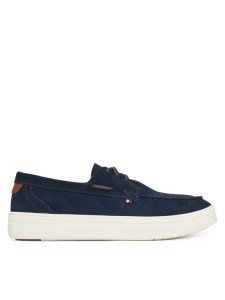 Tommy Hilfiger Półbuty Modern Light Hybrid Suede Boat S FM0FM05352 Granatowy