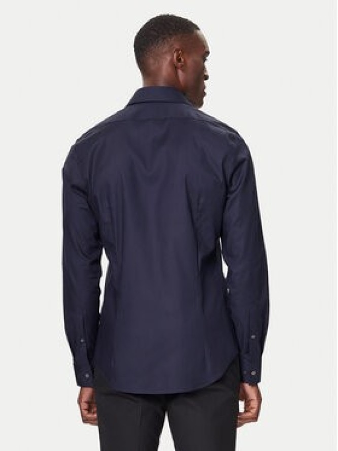 Calvin Klein Koszula LV019EU006 Granatowy Slim Fit