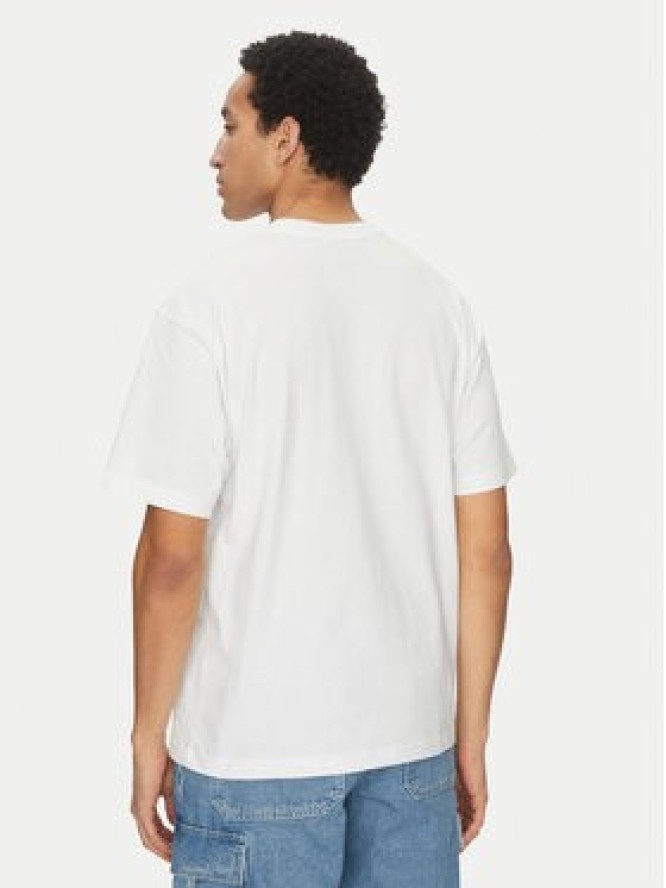 Vans T-Shirt Left Chest II VN000P1P Biały Loose Fit