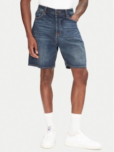 Jack & Jones Szorty jeansowe Tony 12269517 Granatowy Loose Fit
