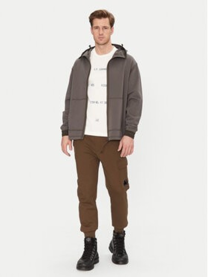 C.P. Company T-Shirt 18CMTS107A110301W Biały Regular Fit