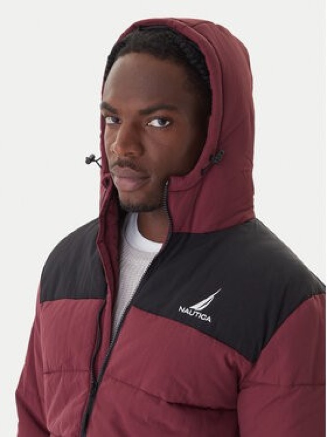Nautica Kurtka zimowa Pocatello FZ Coat N1T04061 Bordowy Regular Fit