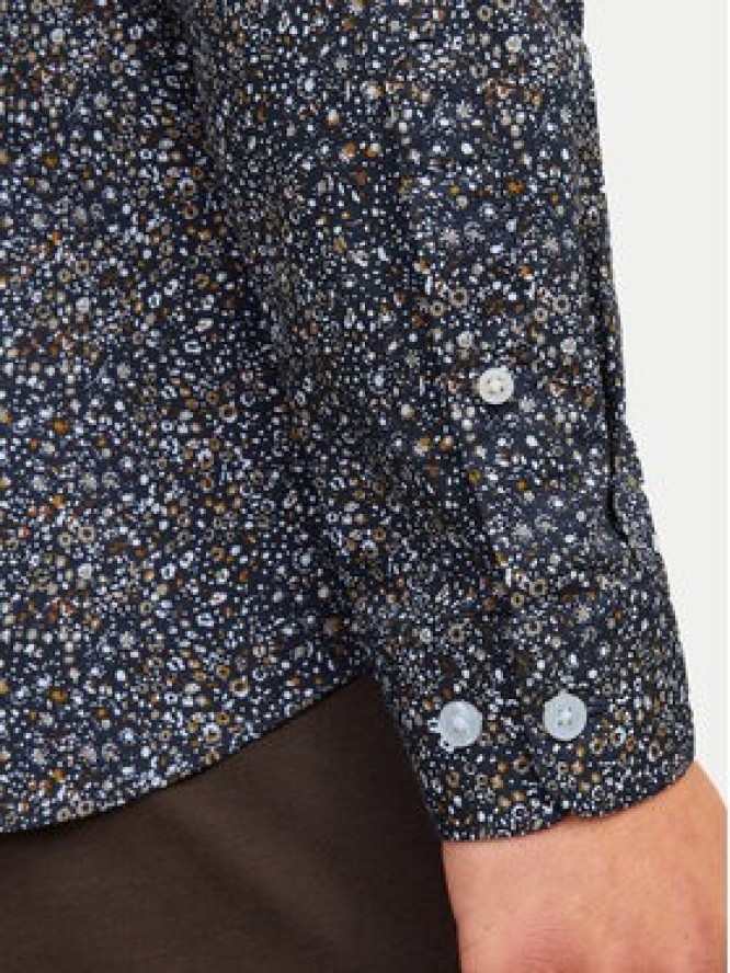 Jack & Jones Koszula Blackpool 12260625 Granatowy Slim Fit