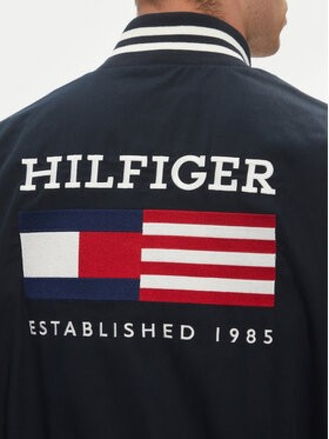 Tommy Hilfiger Kurtka bomber Americana Varsity MW0MW40647 Granatowy Regular Fit