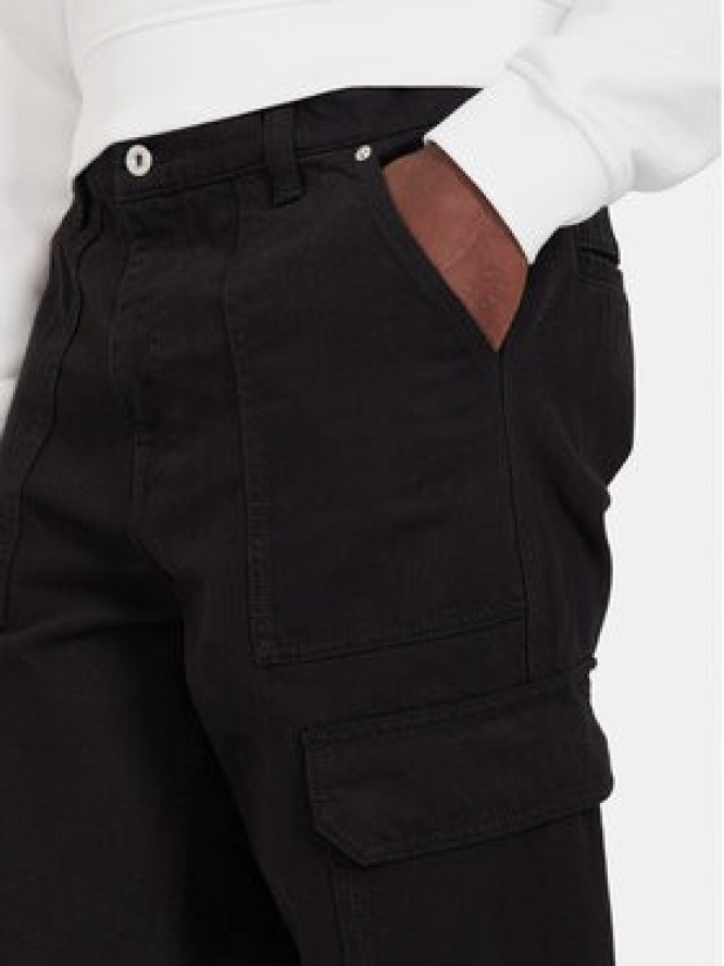 Karl Lagerfeld Jeans Spodnie materiałowe A4M10100 Czarny Regular Fit