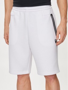EA7 Emporio Armani Szorty sportowe 8NPS08 PJ4EZ 1100 Biały Regular Fit