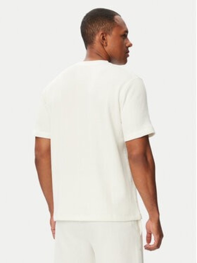BOSS T-Shirt Structure T-Shirt 50540567 Kremowy Regular Fit