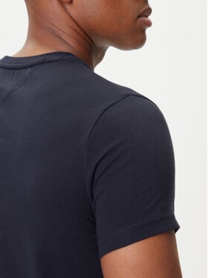 Tommy Hilfiger T-Shirt Core Logo Tee MW0MW11465 Granatowy Slim Fit