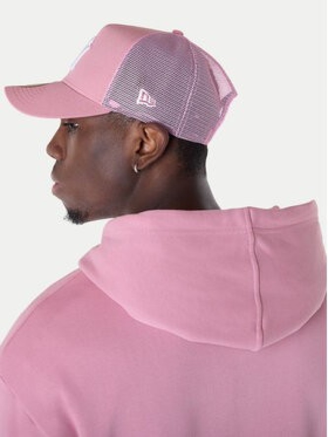 New Era Bluza New York Yankees MLB League 60596174 Różowy Regular Fit