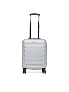 Gino Rossi Walizka kabinowa GIN-S-003-05-SILVER Srebrny