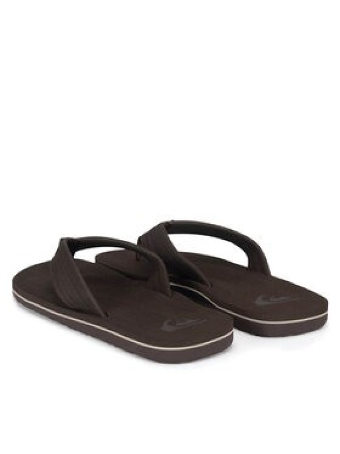Quiksilver Japonki MOLOKAI LAYBACK TEXTURED AQYL101266 CVJ1 Brązowy