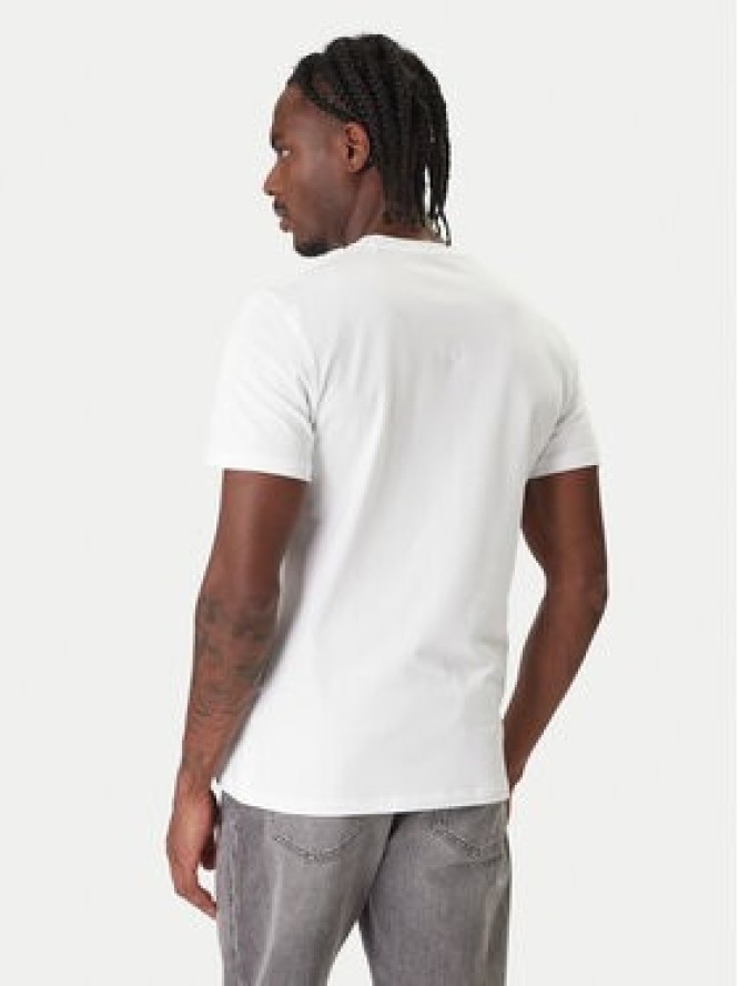 Guess T-Shirt M6RI17 J1314 Biały Slim Fit