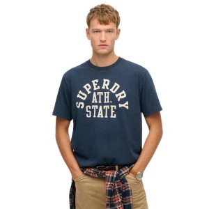 Wzorzysta koszulka Superdry Athletic Essential