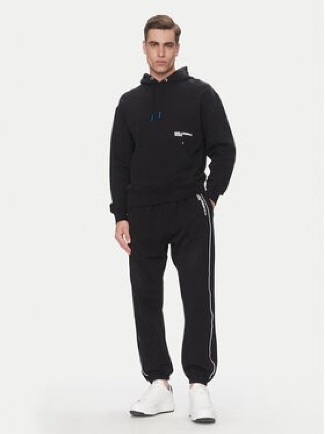 Karl Lagerfeld Jeans Spodnie dresowe A2M10098 Czarny Regular Fit