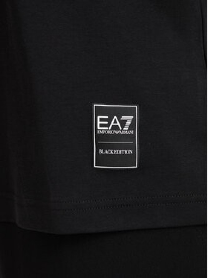 EA7 Emporio Armani T-Shirt 7M002107 AF10441 UC001 Czarny Relaxed Fit