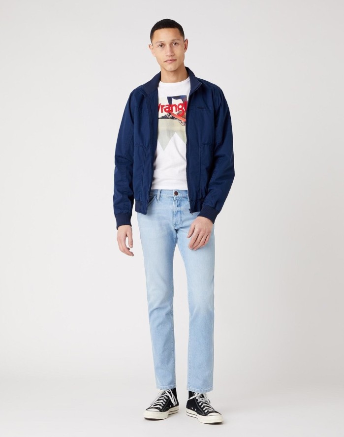 SPODNIE MĘSKIE WRANGLER BRYSON CLEAR BLUE W14XZH280 112126764