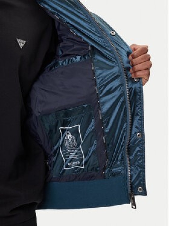 Guess Kurtka zimowa M5BL2L WGZF2 Niebieski Regular Fit