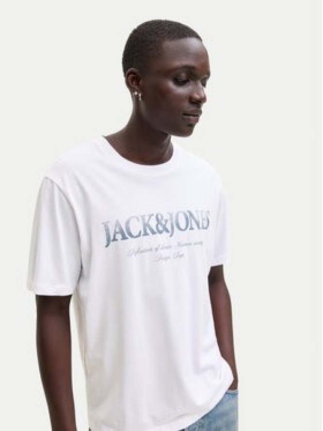 Jack & Jones T-Shirt Evin 12290173 Biały Regular Fit