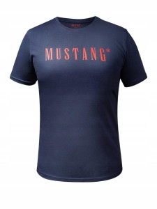 KOSZULKA męska MUSTANG 4222-2100-555 t-shirt sportowa granatowa bawełna XXL