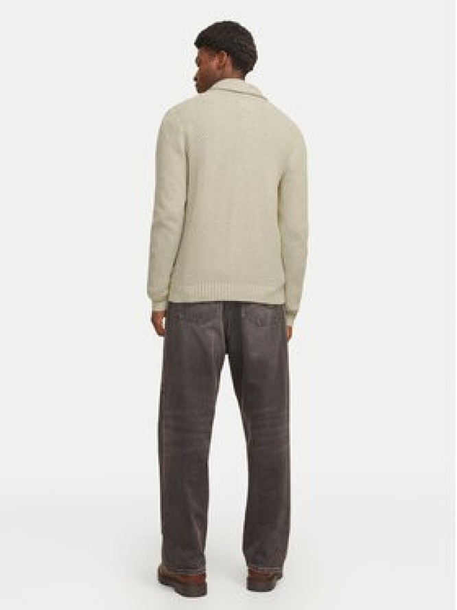 Jack & Jones Kardigan Craig 12258484 Écru Regular Fit