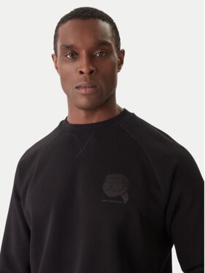 KARL LAGERFELD Bluza 705010 554910 Czarny Regular Fit