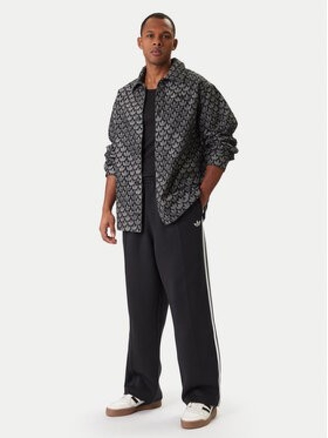 adidas Koszula jeansowa Monogram KC6379 Szary Loose Fit